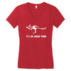 cricket it's an aussie thing Women's V-Neck T-Shirt