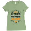 Legends Are Born In January Ladies Fitted T-Shirt