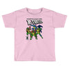 x turtles, mutants in a half shell Toddler T-shirt