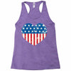 usa flag 2 Racerback Tank