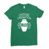 choose cremation Ladies Fitted T-Shirt