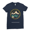 I Hate People Camping Lovers Ladies Fitted T-Shirt