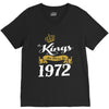 kings are born in 1972 V-Neck Tee