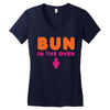 Bun in the Oven Women's V-Neck T-Shirt