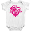 love (3) Baby Onesie