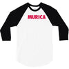 #murica 3/4 Sleeve Shirt