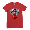 spray the towwn Ladies Fitted T-Shirt