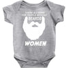 people without beard Baby Bodysuit