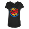 planet killer Maternity Scoop Neck T-shirt