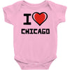i love chicago Baby Onesie