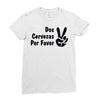 dos cervezas por favor Ladies Fitted T-Shirt