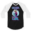 sister of the birthday girl 3/4 Sleeve Shirt