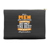 all men are created equal but only the best are born in september Accessory Pouches