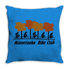 minnetonka bike club Throw Pillow