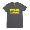 Estar Guars Lightsaber Ladies Fitted T-Shirt