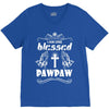 I Am One Blessed Pawpaw V-Neck Tee