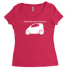 only smarties have the answer'   funny Women's Triblend Scoop T-shirt