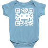 space alien qr code Baby Onesie