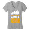 cant scare me im sales engineer halloween Women's V-Neck T-Shirt