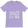 namaste in bed off shoulder T-Shirt