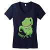 rawr (2) Women's V-Neck T-Shirt