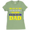 soldier dad Ladies Fitted T-Shirt