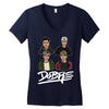 dobre twins Women's V-Neck T-Shirt