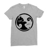 yinyang cats Ladies Fitted T-Shirt