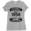 Premium Vintage  1958 Ladies Fitted T-Shirt