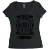 My Pops Is Totally My Most Favorite Guy of All Time in the History of Women's Triblend Scoop T-shirt