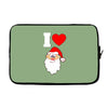 i love santa noel Laptop sleeve