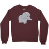 elephant cute Crewneck Sweatshirt