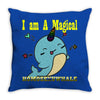 i am a magical Throw Pillow