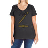 tunic for heroes Ladies Curvy T-Shirt