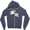 walking undodead Zipper Hoodie