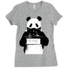 panda police Ladies Fitted T-Shirt
