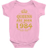 queens are born in 1984 Baby Bodysuit