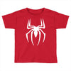 spiderman white logo Toddler T-shirt