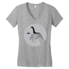 what lies beneath Women's V-Neck T-Shirt