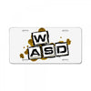 gamer wasd License Plate