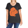 squirrel Ladies Curvy T-Shirt