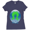 the green frog Ladies Fitted T-Shirt