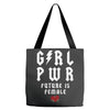 Girl Power Future Is Female Tote Bags