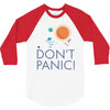 spacex don't panic in space 3/4 Sleeve Shirt