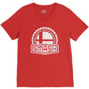 smash crest V-Neck Tee