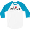i love books 3/4 Sleeve Shirt