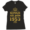 kings are born in 1953 Ladies Fitted T-Shirt