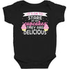 it' ok to stare at my cupcakes they are delicious Baby Bodysuit