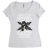 funny rude fart ninja ideal birthday gift or present Women's Triblend Scoop T-shirt