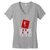 life is simple eat sleep and tai chi Women's V-Neck T-Shirt